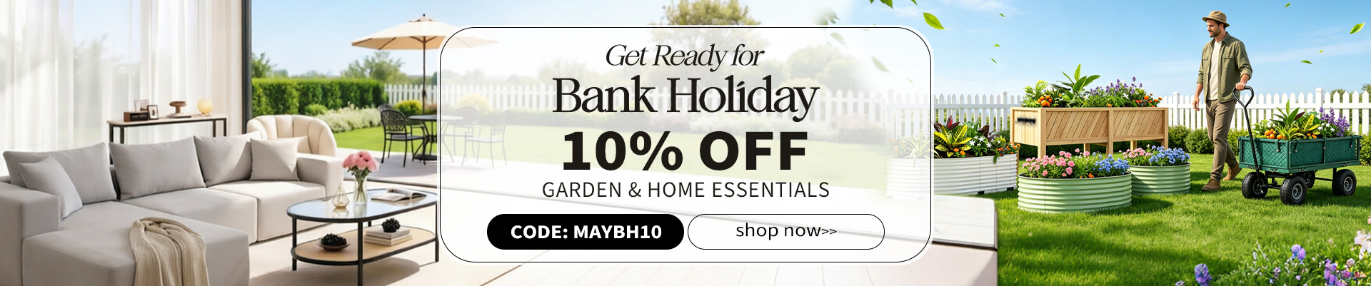 Bank Holiday Sale Desktop Banner